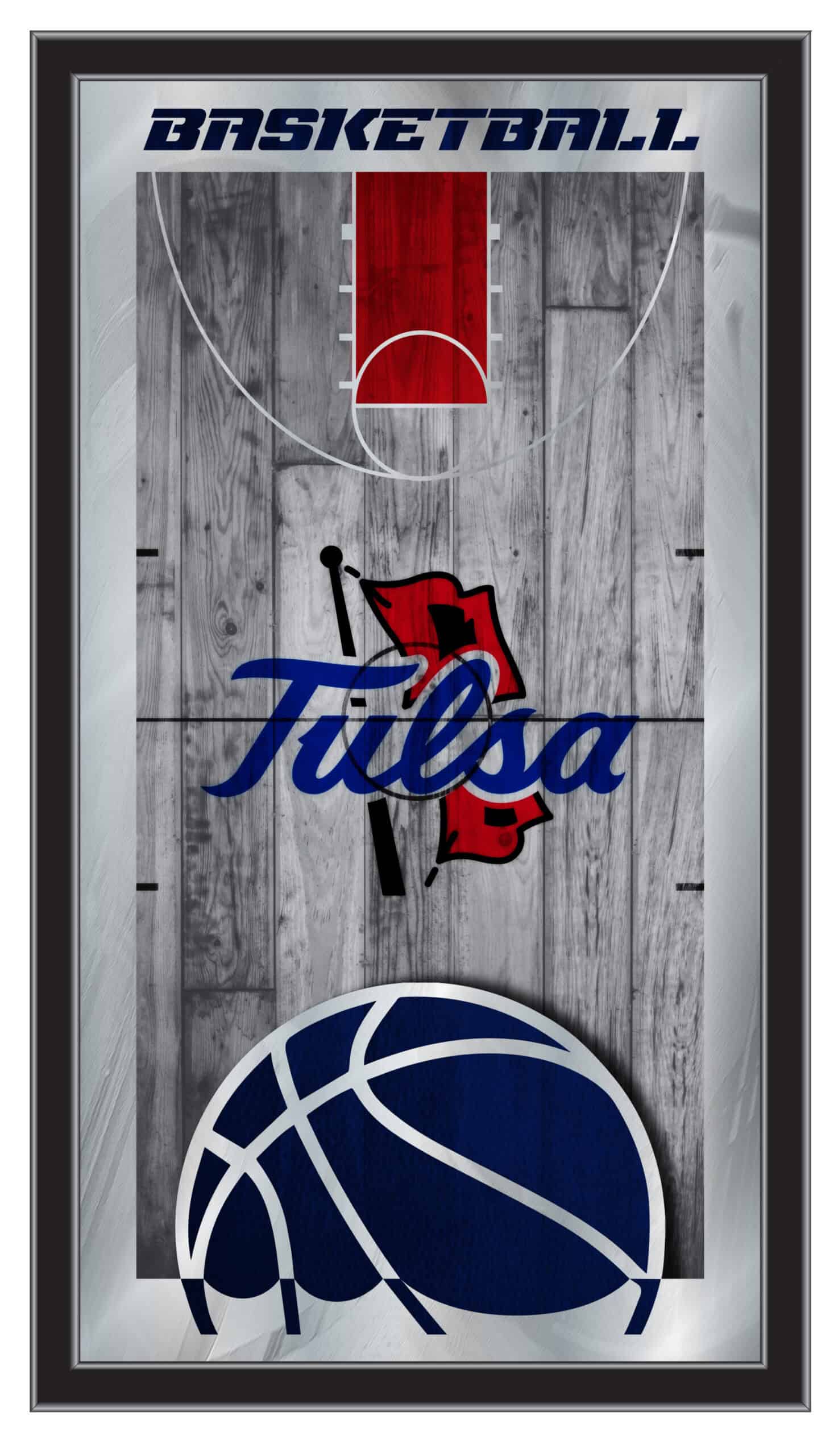 University of Tulsa 15x26 Basketball Wall Mirror 4 University of Tulsa 15x26 Basketball Wall Mirror