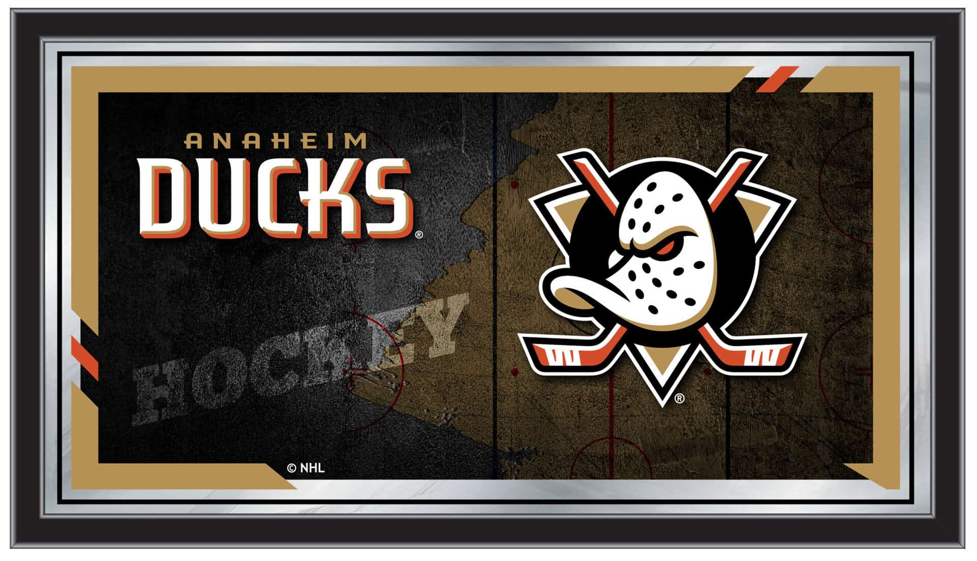 Anaheim Ducks 15x26 Hockey Collector Mirror 3 Anaheim Ducks 15x26 Hockey Collector Mirror
