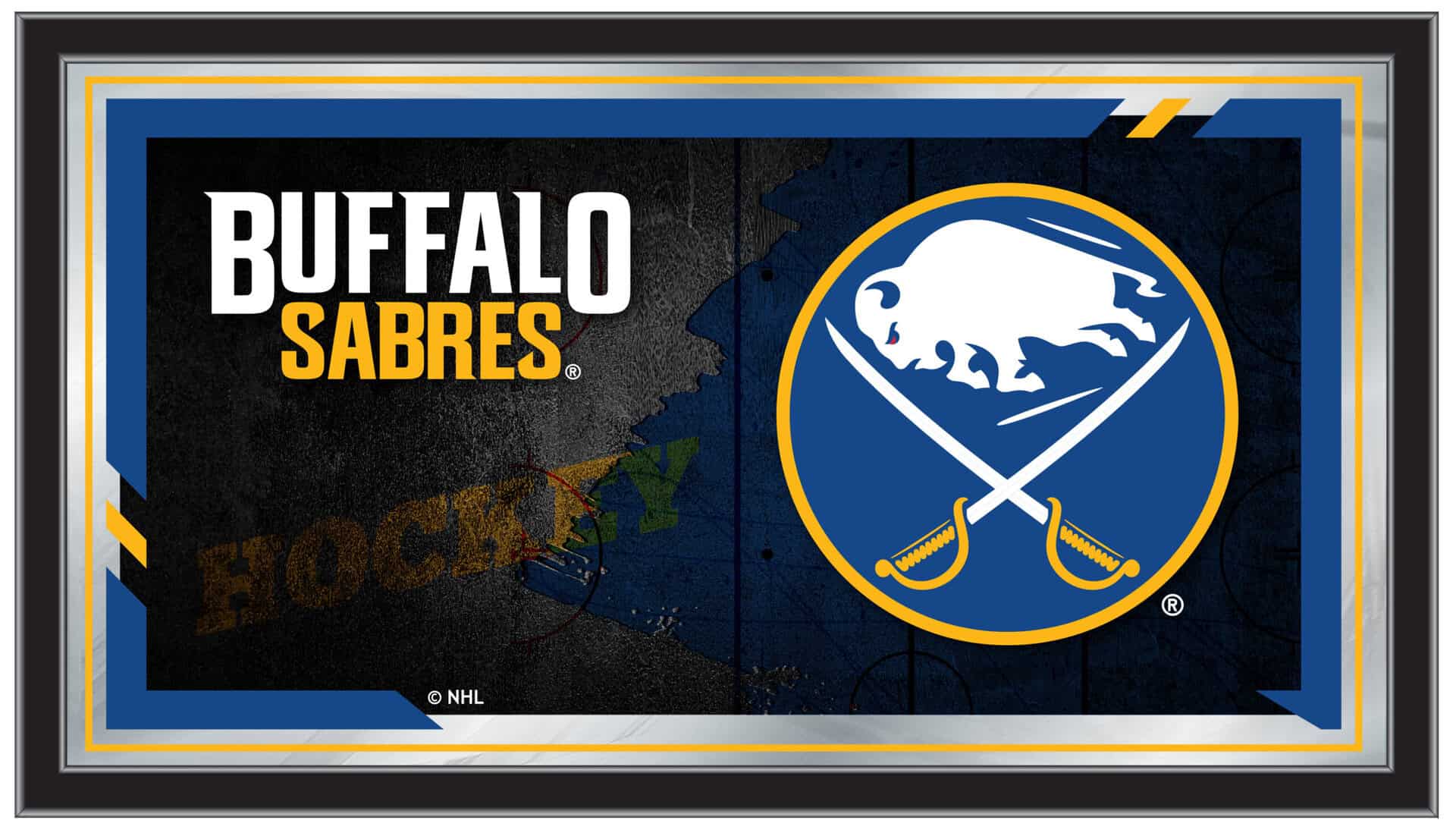 Buffalo Sabres 15x26 Hockey Collector Mirror 3 Buffalo Sabres 15x26 Hockey Collector Mirror
