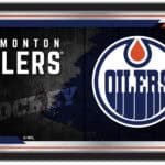 Edmonton Oilers 15x26 Hockey Collector Mirror