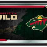 Minnesota Wild 15x26 Hockey Collector Mirror 3 Minnesota Wild 15x26 Hockey Collector Mirror