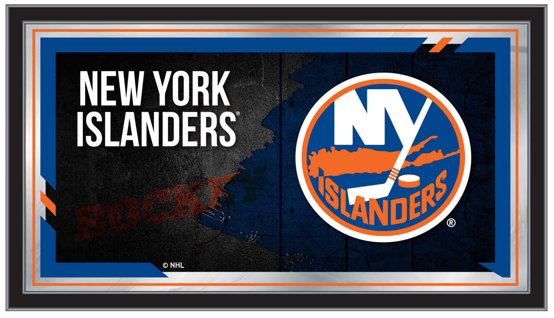 New York Islanders 15x26 Hockey Collector Mirror 3 New York Islanders 15x26 Hockey Collector Mirror
