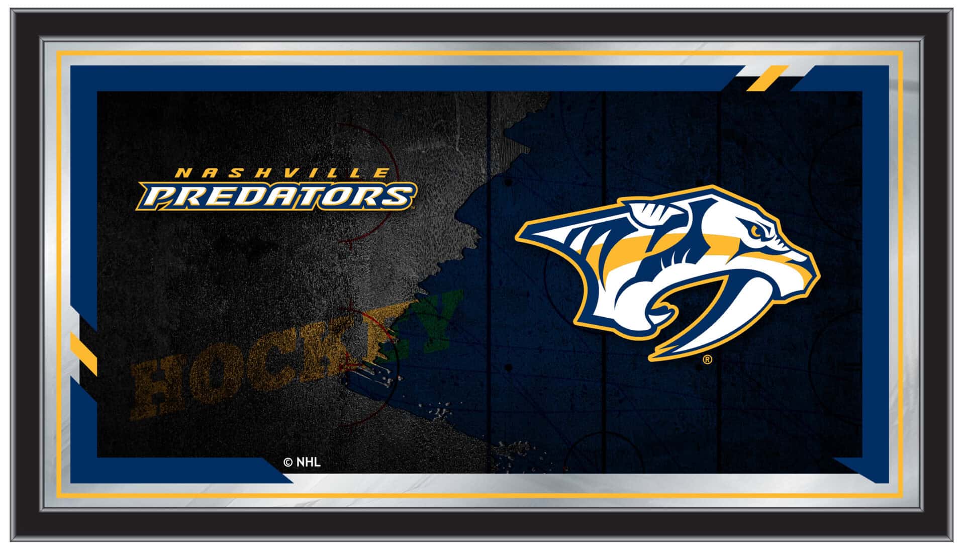 Nashville Predators 15x26 Hockey Collector Mirror 1 Nashville Predators 15x26 Hockey Collector Mirror