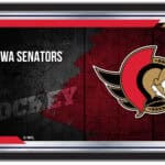 Ottawa Senators 15x26 Hockey Collector Mirror 3 Ottawa Senators 15x26 Hockey Collector Mirror