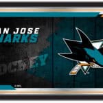 San Jose Sharks 15x26 Hockey Collector Mirror