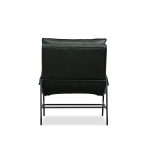 MEIER Moss Green Leather Lounge Chair Charcoal Legs 10 MEIER Moss Green Leather Lounge Chair Charcoal Legs