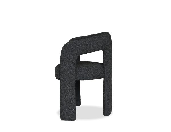 MELROSE Armchair Licorice Boucle Fabric 2 2
