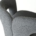 MELROSE Armchair Licorice Boucle Fabric