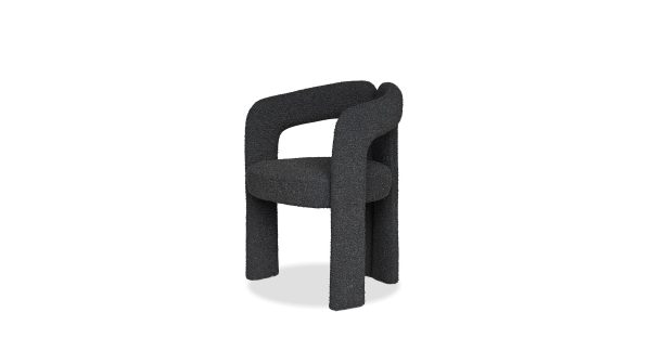 MELROSE Armchair Licorice Boucle Fabric 7