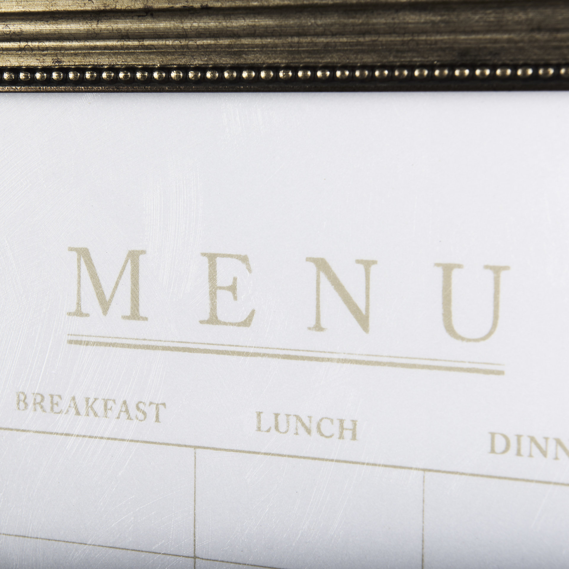 MENU I by Mercana Studio a Hand Embelished Textured Framed Art Print Matted under Glass 6 MENU I by Mercana Studio a Hand Embelished Textured Framed Art Print Matted under Glass - Image 6