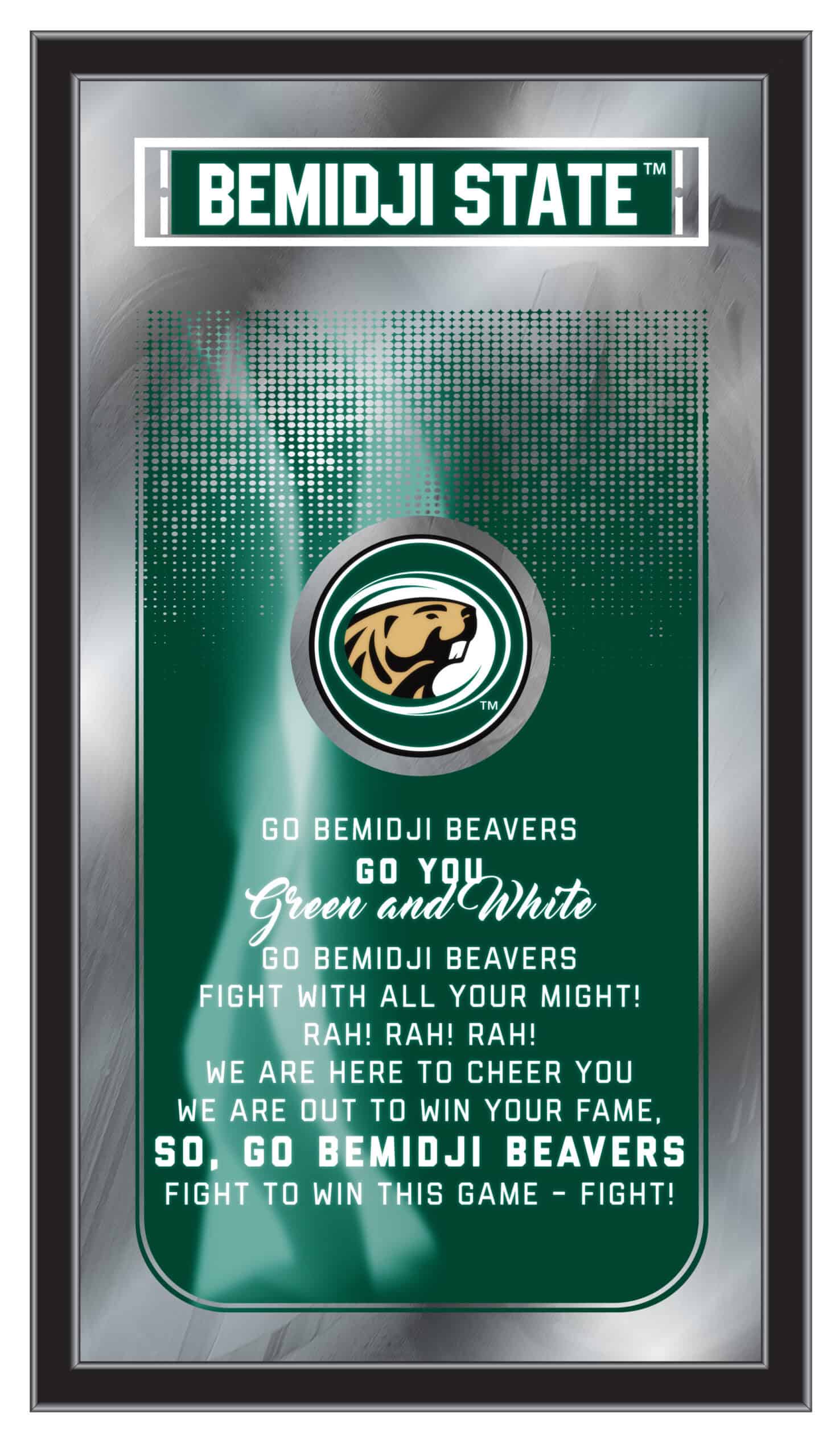 Bemidji State University 26x15 Fight Song Wall Mirror 4 Bemidji State University 26x15 Fight Song Wall Mirror