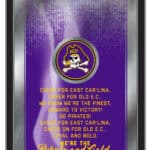 East Carolina University 26x15 Fight Song Wall Mirror