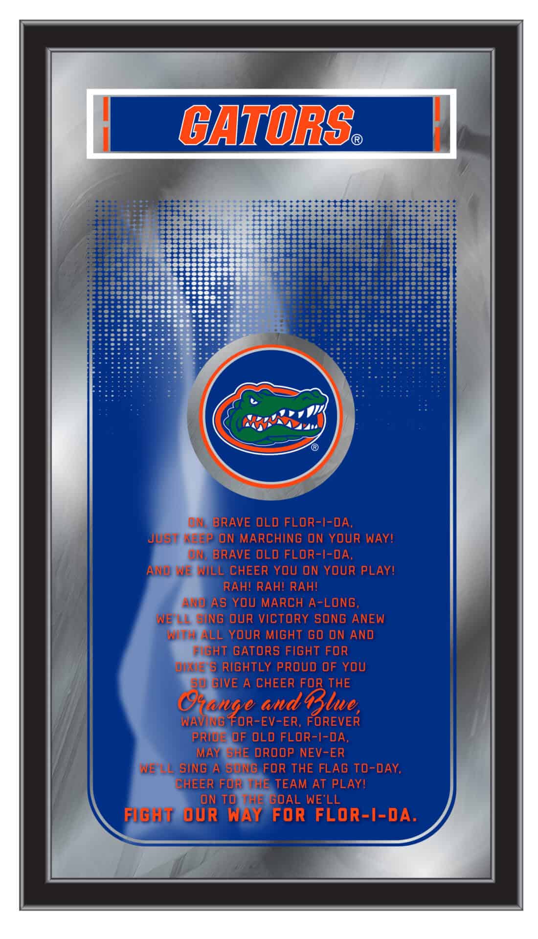 University of Florida 26x15 Fight Song Wall Mirror 1 University of Florida 26x15 Fight Song Wall Mirror