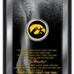 University of Iowa 26x15 Fight Song Wall Mirror