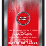 University of Louisiana at Lafayette 26x15 Fight Song Wall Mirror