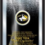 Michigan Tech University 26x15 Fight Song Wall Mirror