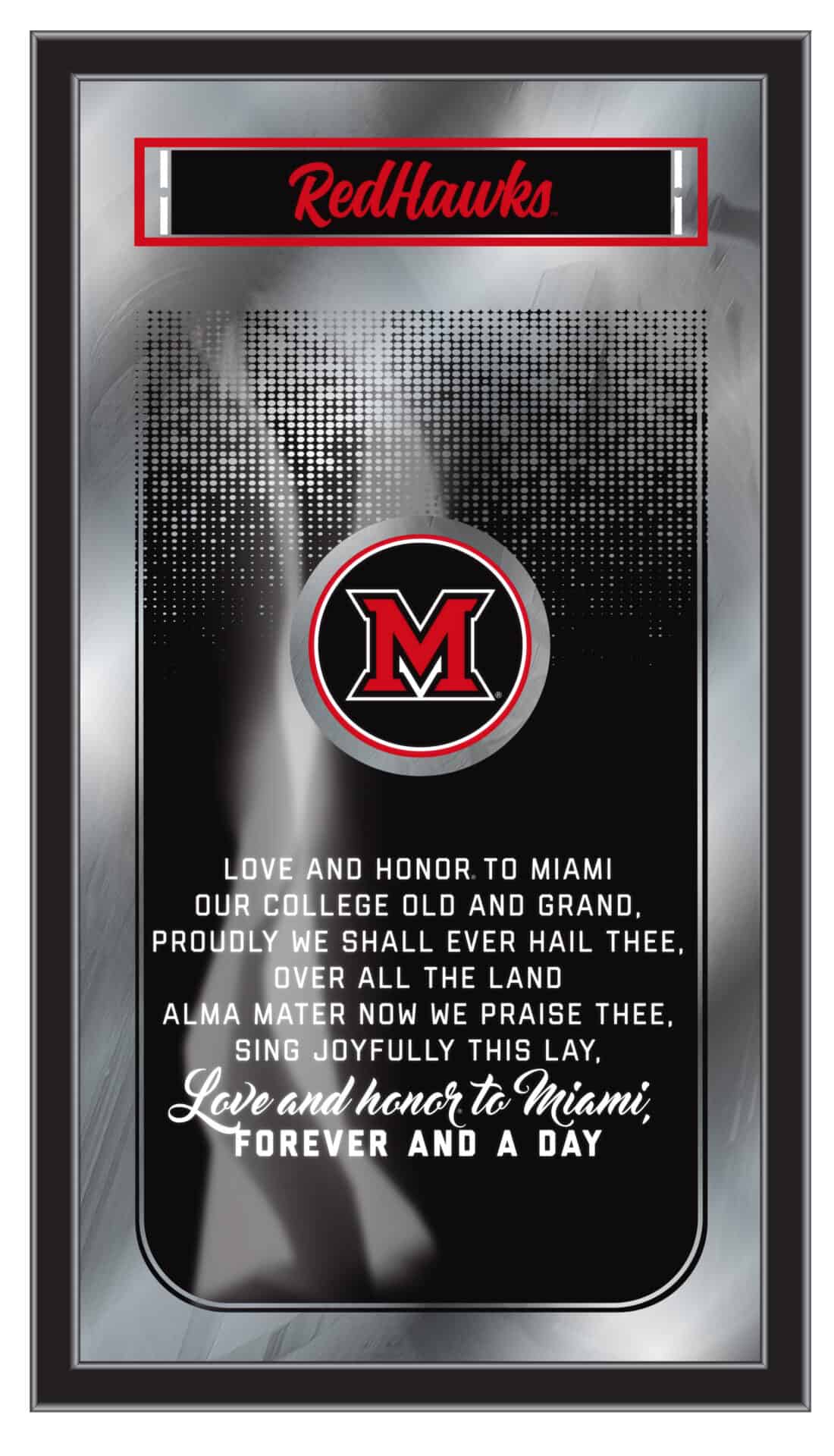 Miami University (OH) 26x15 Fight Song Wall Mirror 1 Miami University (OH) 26x15 Fight Song Wall Mirror