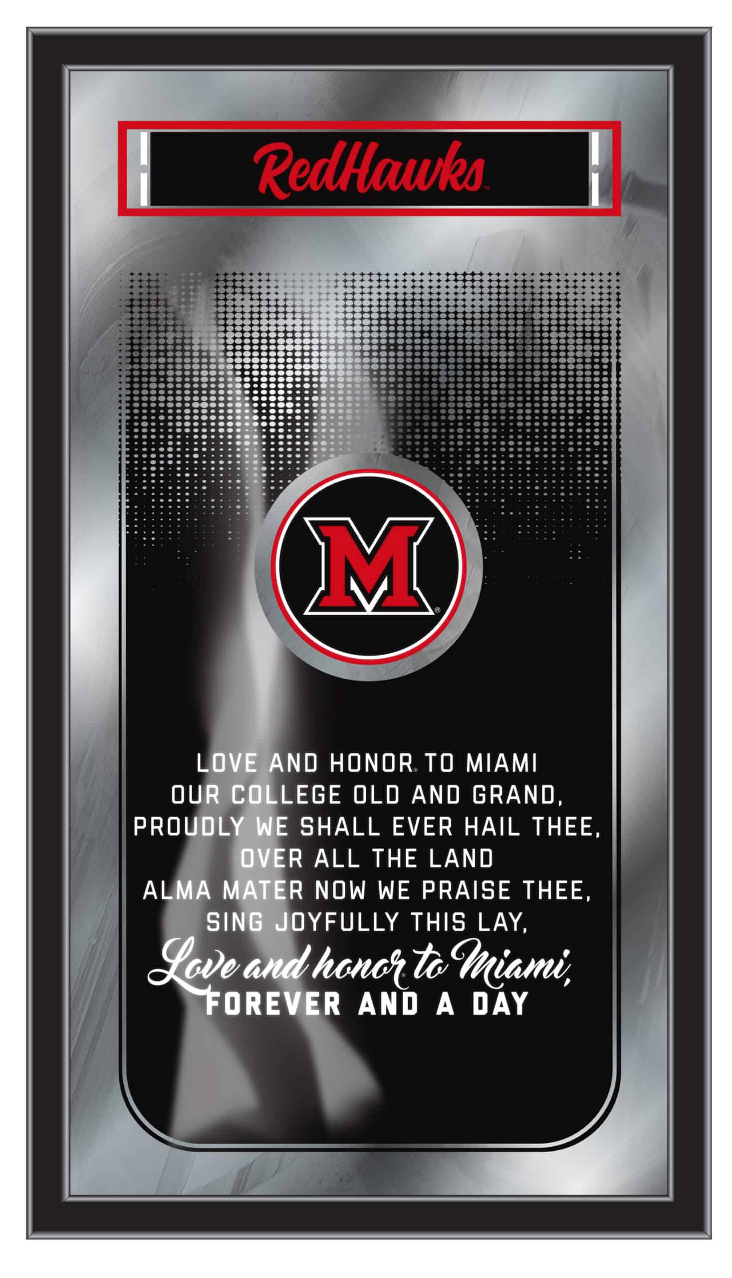 Miami University (OH) 26x15 Fight Song Wall Mirror 3 Miami University (OH) 26x15 Fight Song Wall Mirror