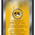 University of Missouri 26x15 Fight Song Wall Mirror