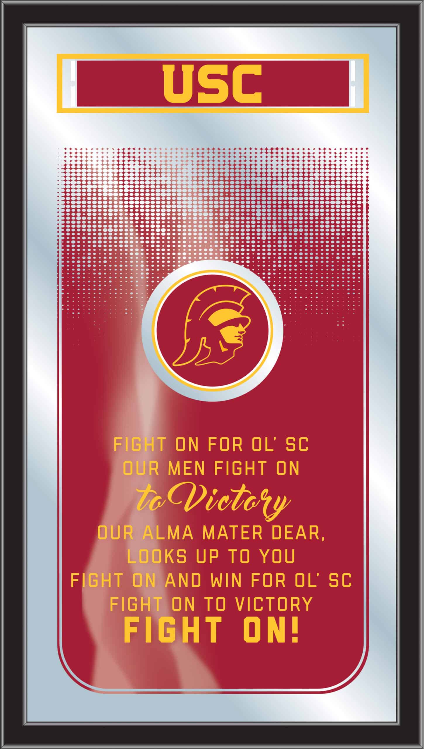 University of Southern California 26x15 Fight Song Wall Mirror 3 University of Southern California 26x15 Fight Song Wall Mirror