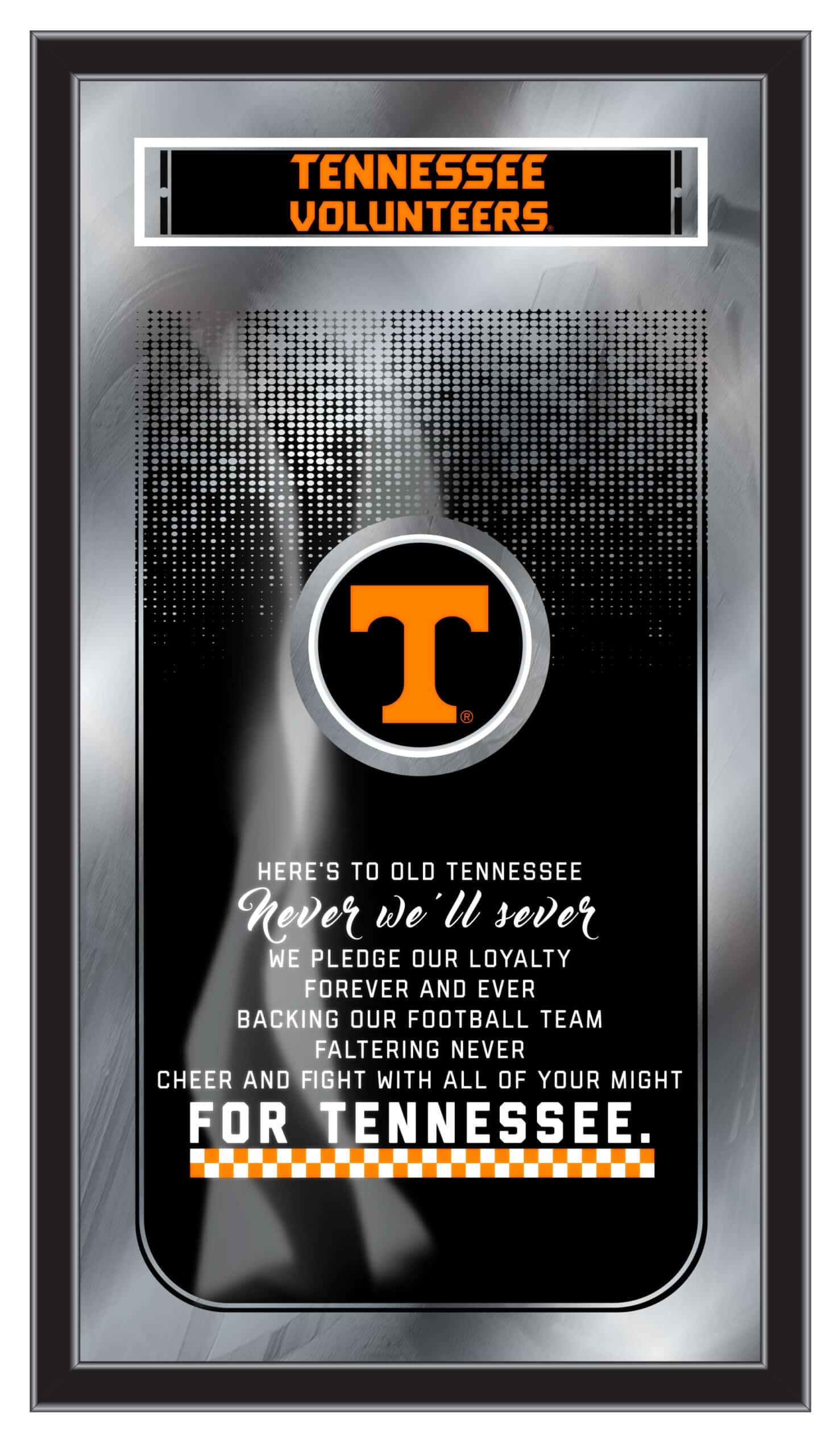 University of Tennessee 26x15 Fight Song Wall Mirror 3 University of Tennessee 26x15 Fight Song Wall Mirror