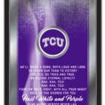 Texas Christian University 26x15 Fight Song Wall Mirror