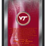 Virginia Tech University 26x15 Fight Song Wall Mirror