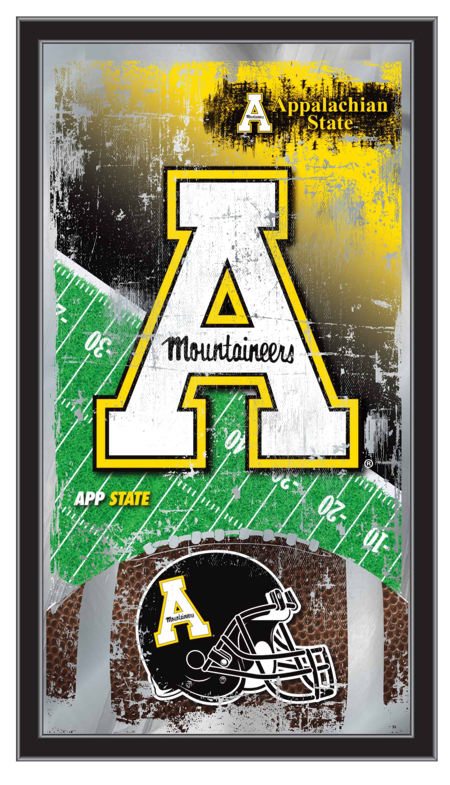 Appalachian State University 15x26 Football Wall Mirror 4 Appalachian State University 15x26 Football Wall Mirror