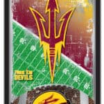 Arizona State University 15x26 Football Wall Mirror 4 Arizona State University 15x26 Football Wall Mirror