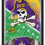 East Carolina University 15x26 Football Wall Mirror