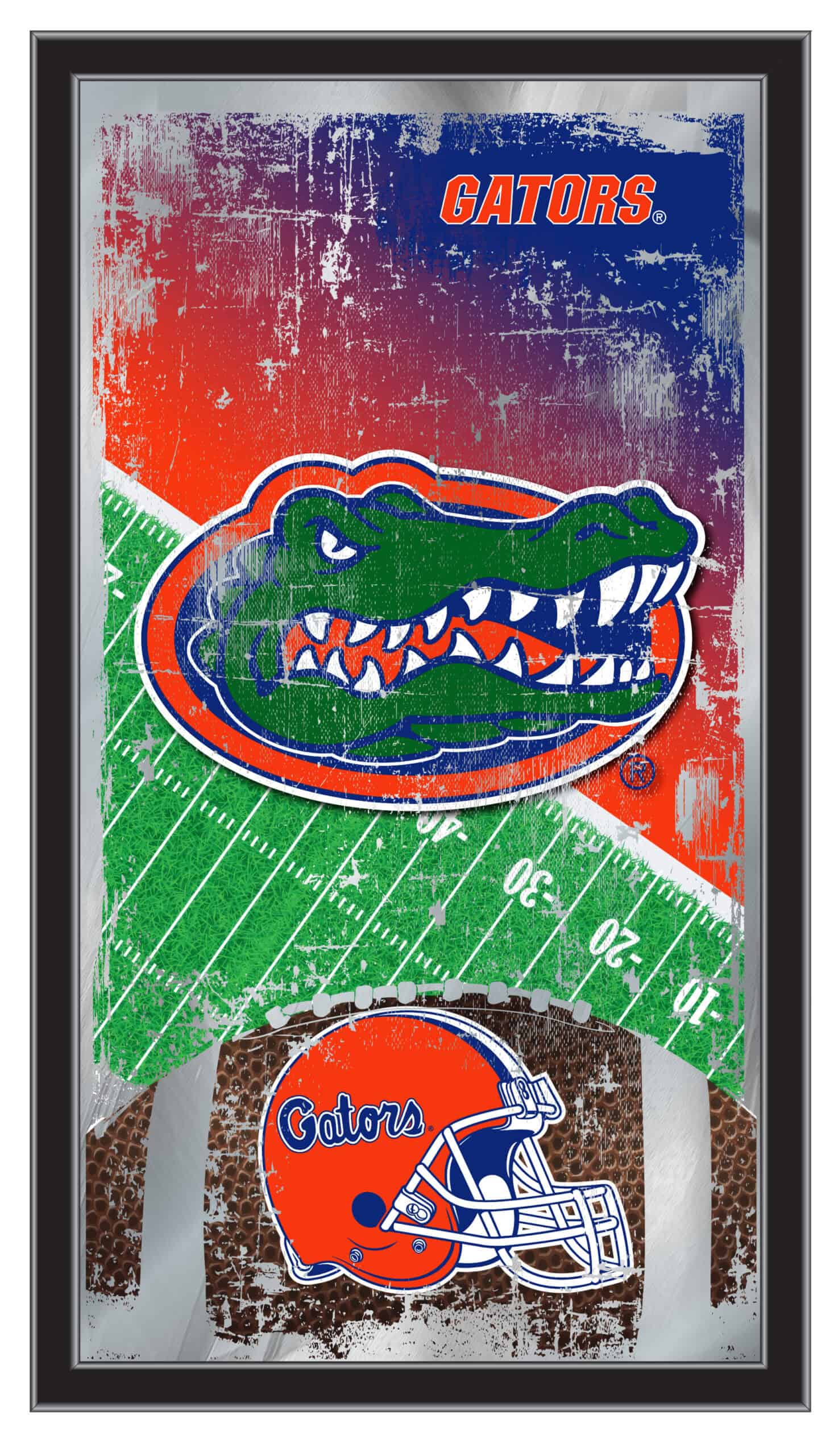 University of Florida 15x26 Football Wall Mirror 4 University of Florida 15x26 Football Wall Mirror