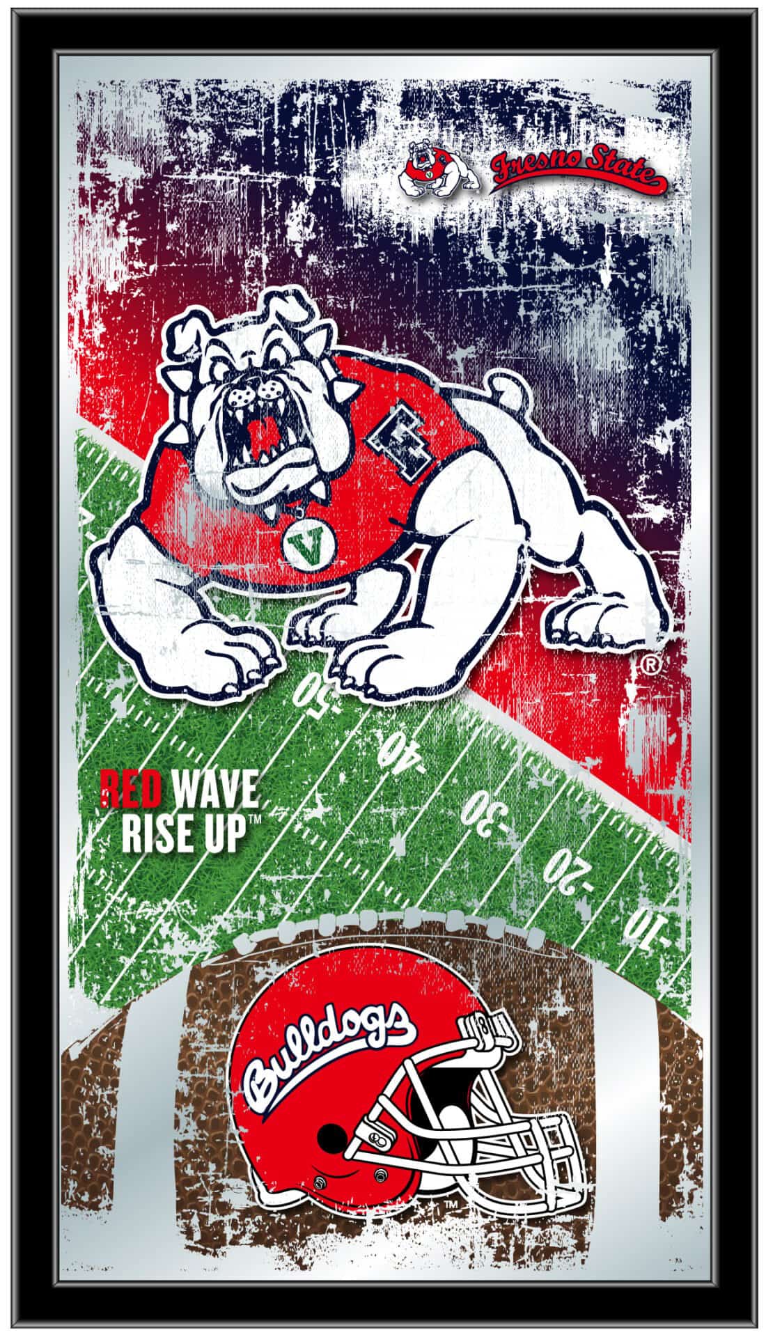 Fresno State University 15x26 Football Wall Mirror 1 Fresno State University 15x26 Football Wall Mirror