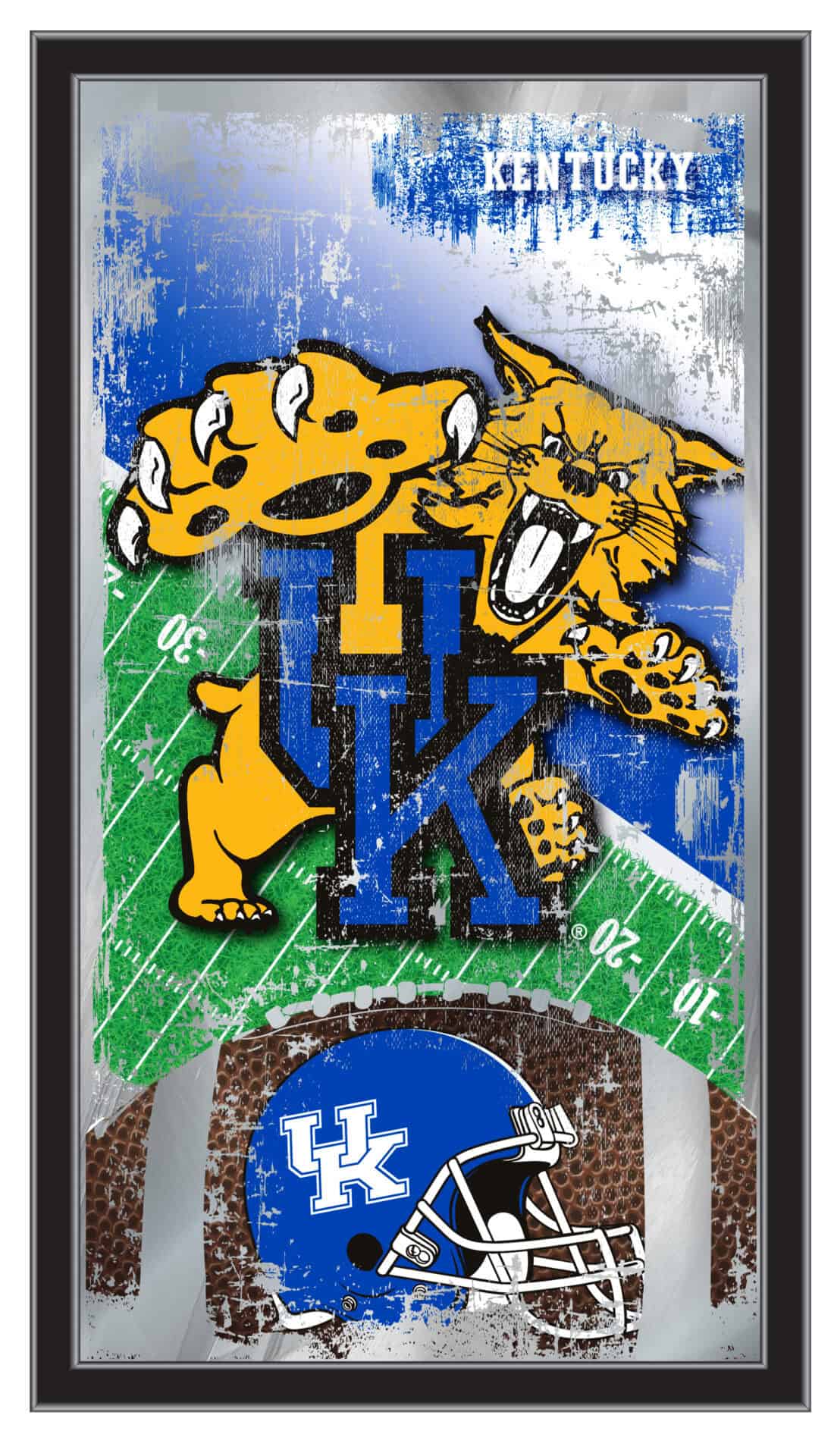 University of Kentucky 15x26 Football Wall Mirror 1 University of Kentucky 15x26 Football Wall Mirror
