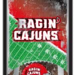 University of Louisiana at Lafayette 15x26 Football Wall Mirror