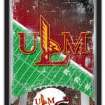 University of Louisiana at Monroe 15x26 Football Wall Mirror