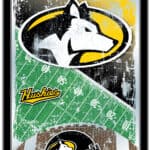 Michigan Tech University 15x26 Football Wall Mirror