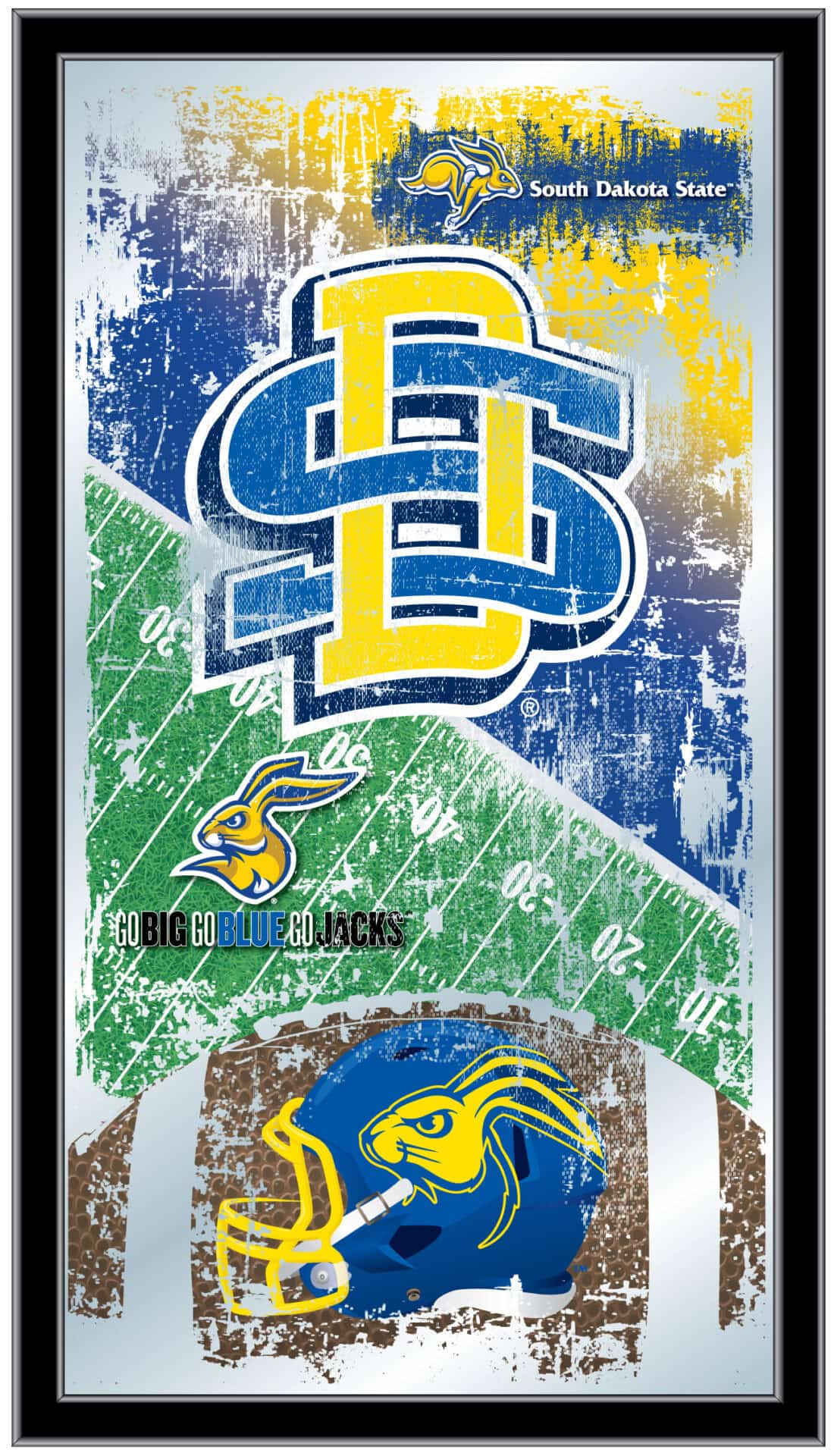 South Dakota State University 15x26 Football Wall Mirror 1 South Dakota State University 15x26 Football Wall Mirror