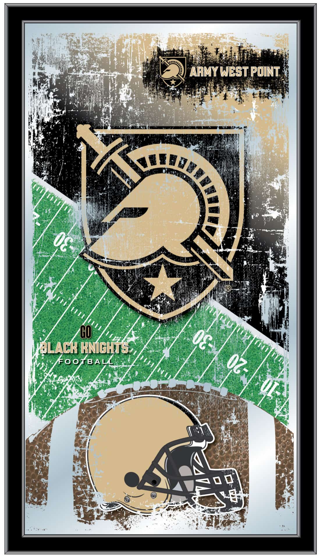 US Military Academy 15x26 Football Wall Mirror 1 US Military Academy 15x26 Football Wall Mirror