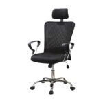 Ergonomic High Back Mesh Office Chair with Headrest Black 3 Ergonomic High Back Mesh Office Chair with Headrest Black