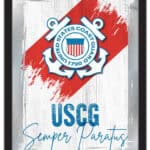 United States Coast Guard 17x22 Logo Wall Mirror (Alternate)