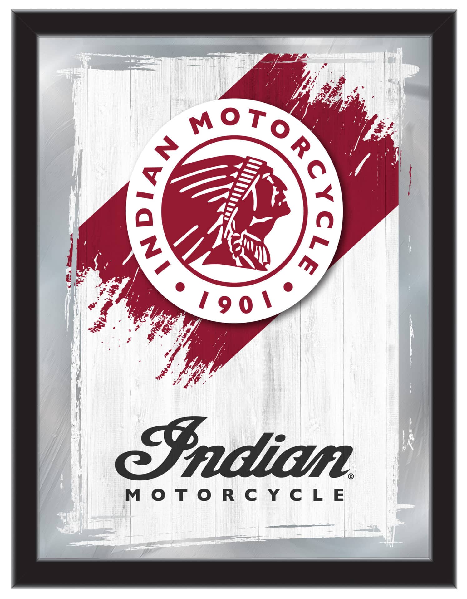 Indian Motorcycle 17x22 Logo Wall Mirror (Alternate) 1 Indian Motorcycle 17x22 Logo Wall Mirror (Alternate)