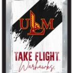 University of Louisiana at Monroe 17x22 Logo Wall Mirror (Alternate)