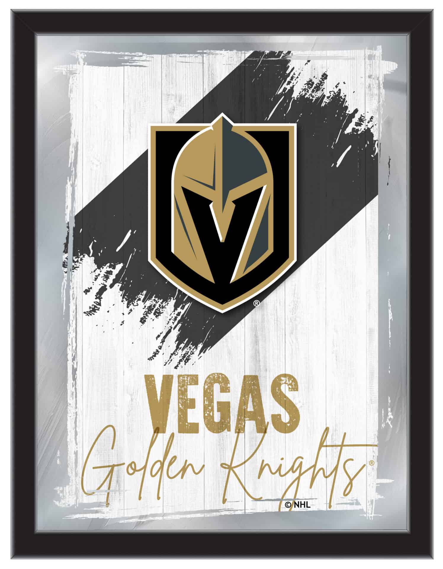 Vegas Golden Knights 17x22 Logo Wall Mirror (Alternate) 1 Vegas Golden Knights 17x22 Logo Wall Mirror (Alternate)