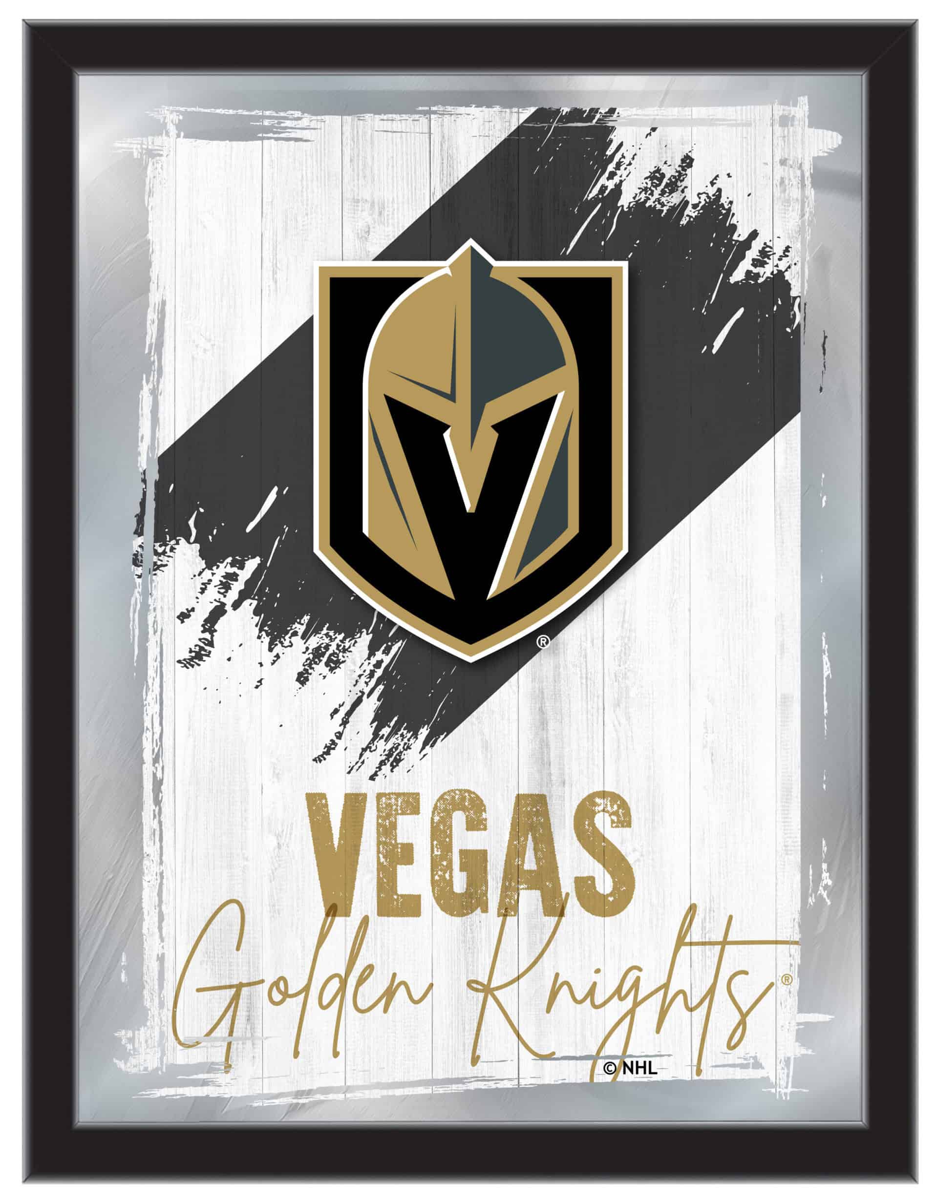 Vegas Golden Knights 17x22 Logo Wall Mirror (Alternate) 4 Vegas Golden Knights 17x22 Logo Wall Mirror (Alternate)
