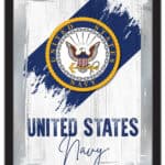 United States Navy 17x22 Logo Wall Mirror (Alternate)