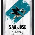 San Jose Sharks 17x22 Logo Wall Mirror (Alternate) 4 San Jose Sharks 17x22 Logo Wall Mirror (Alternate)