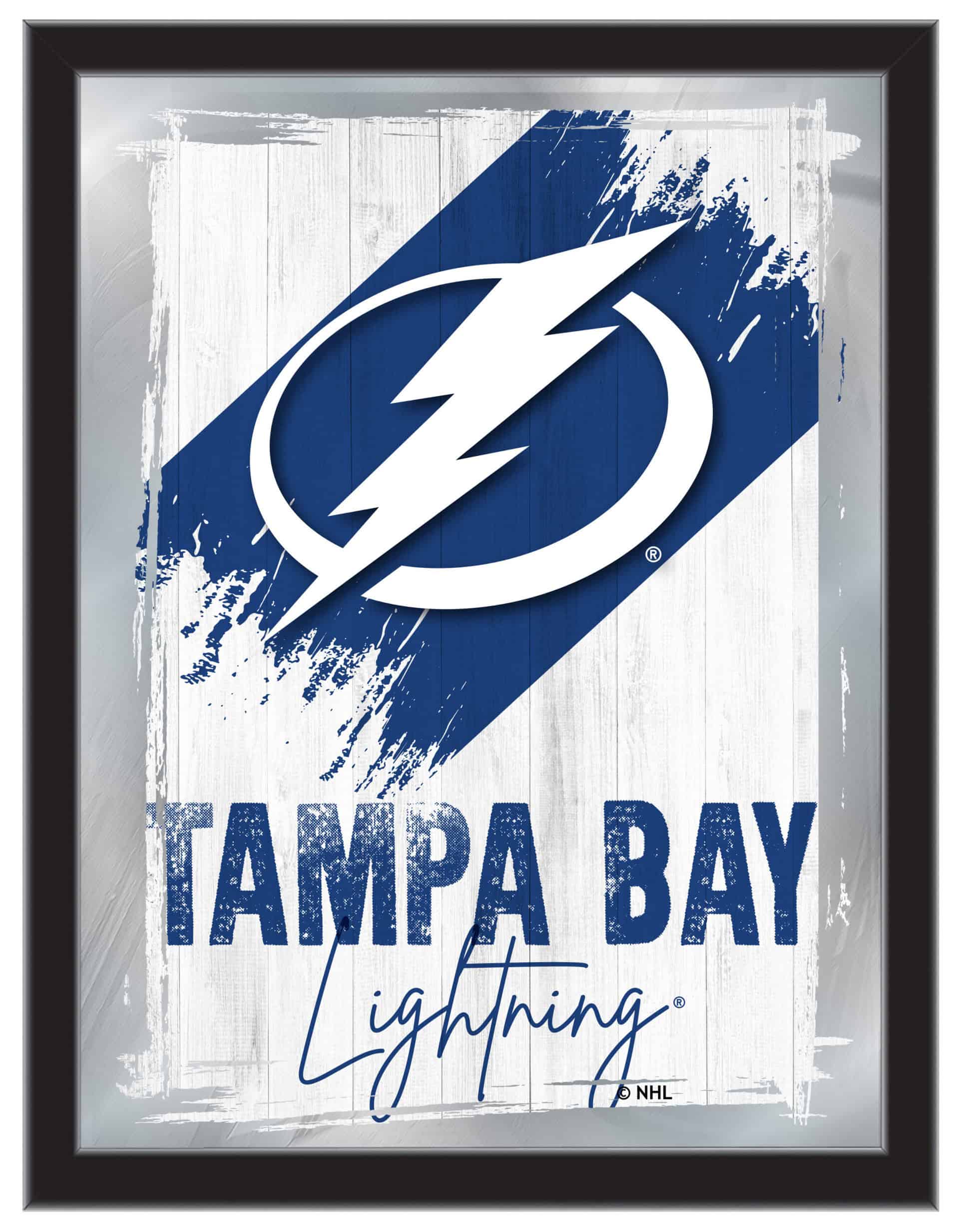 Tampa Bay Lightning 17x22 Logo Wall Mirror (Alternate) 4 Tampa Bay Lightning 17x22 Logo Wall Mirror (Alternate)