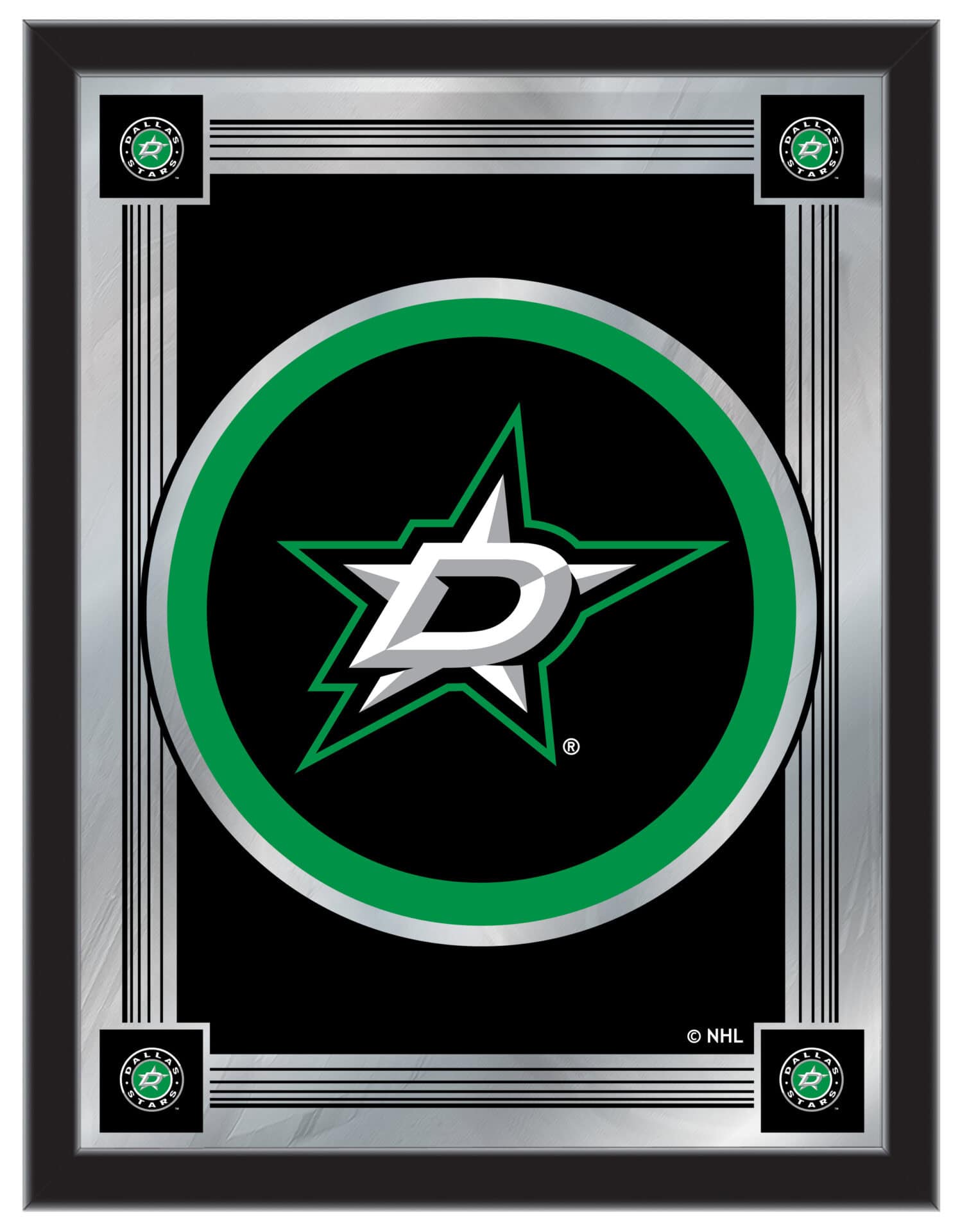 Dallas Stars 17x22 Logo Wall Mirror 1 Dallas Stars 17x22 Logo Wall Mirror