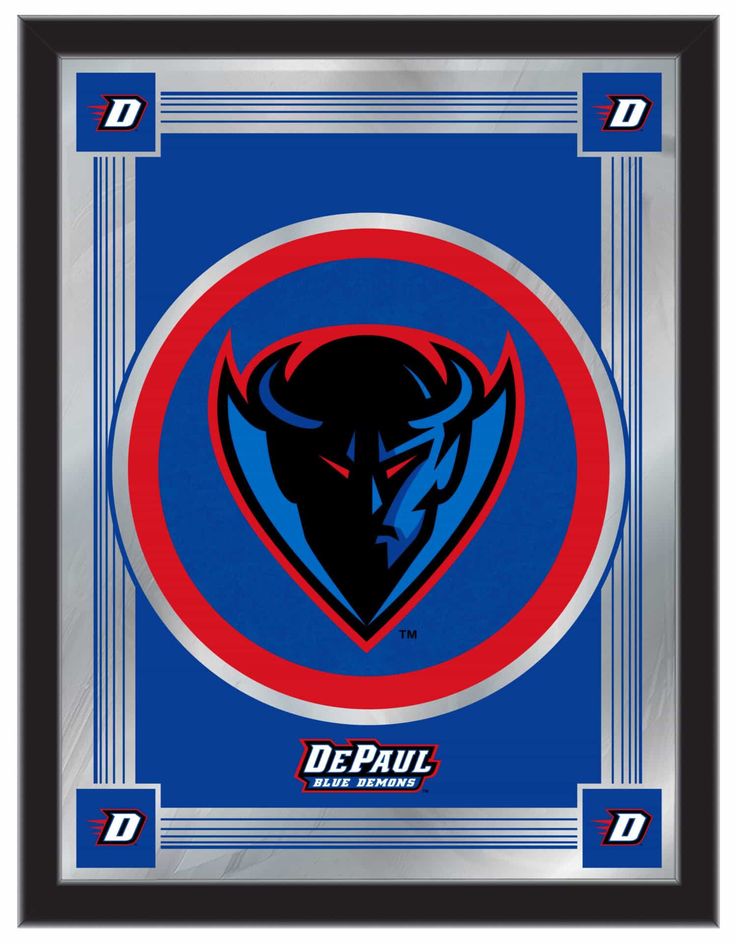 DePaul University 17x22 Logo Wall Mirror 1 DePaul University 17x22 Logo Wall Mirror