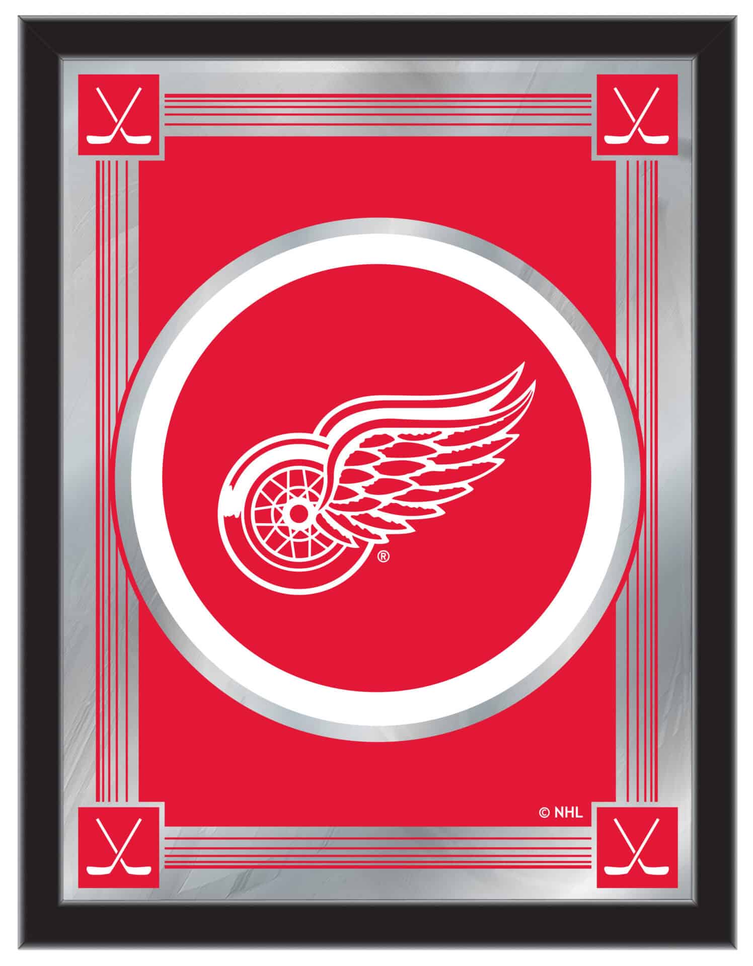 Detroit Red Wings 17x22 Logo Wall Mirror 1 Detroit Red Wings 17x22 Logo Wall Mirror